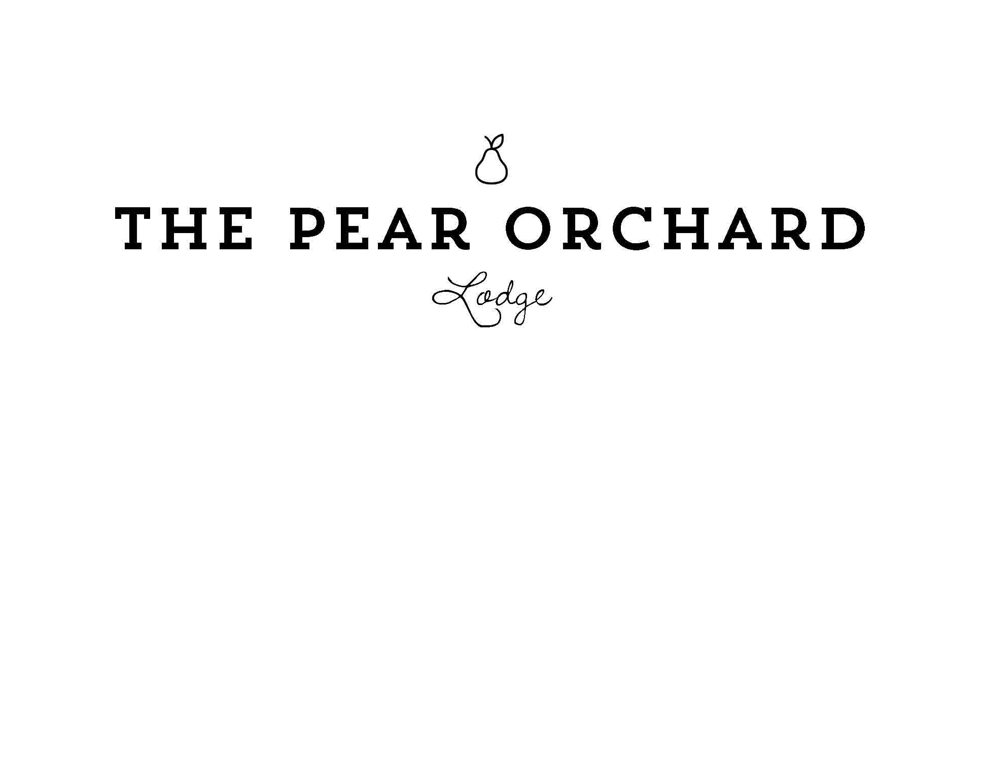 The Pear Orchard Lodge | Logo