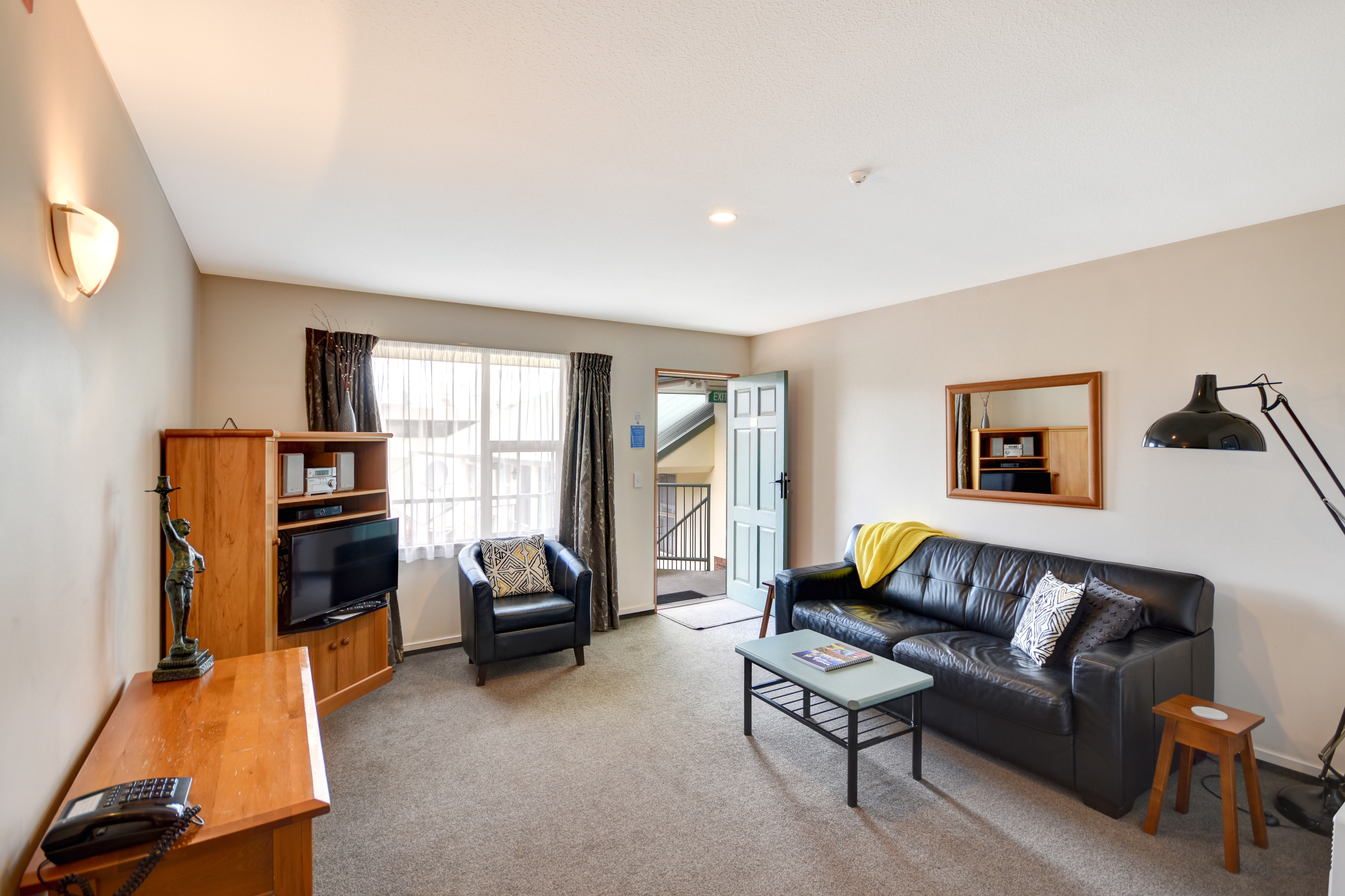 Living Area - One Bedroom Unit