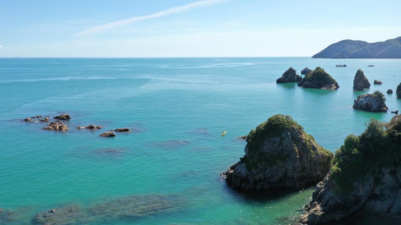 Looking across Wainui Bay, Tasman