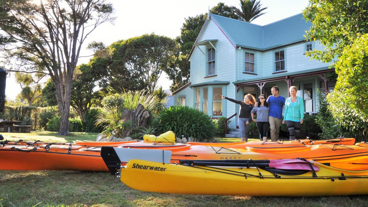 Kayak and Walk Lodge-based Trip.
