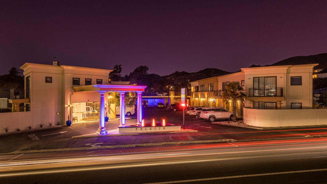 Entrance and street view