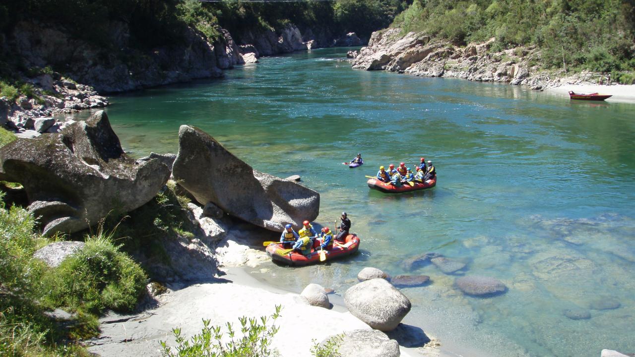 Sweet summer time, beautiful river swimming