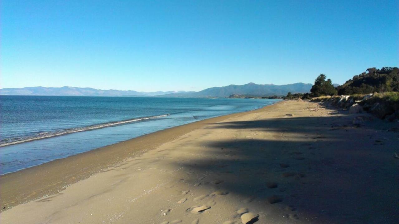 Safe, sandy beach.