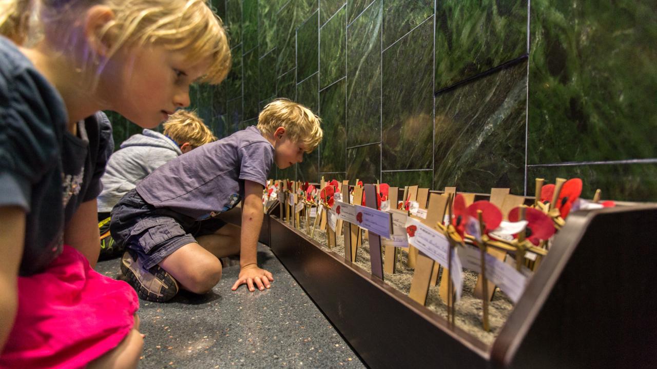 Roimata Pounamu Tears on Greenstone Memorial. A memorial to honour the lives of the fallen soldiers in their service to New Zealand.