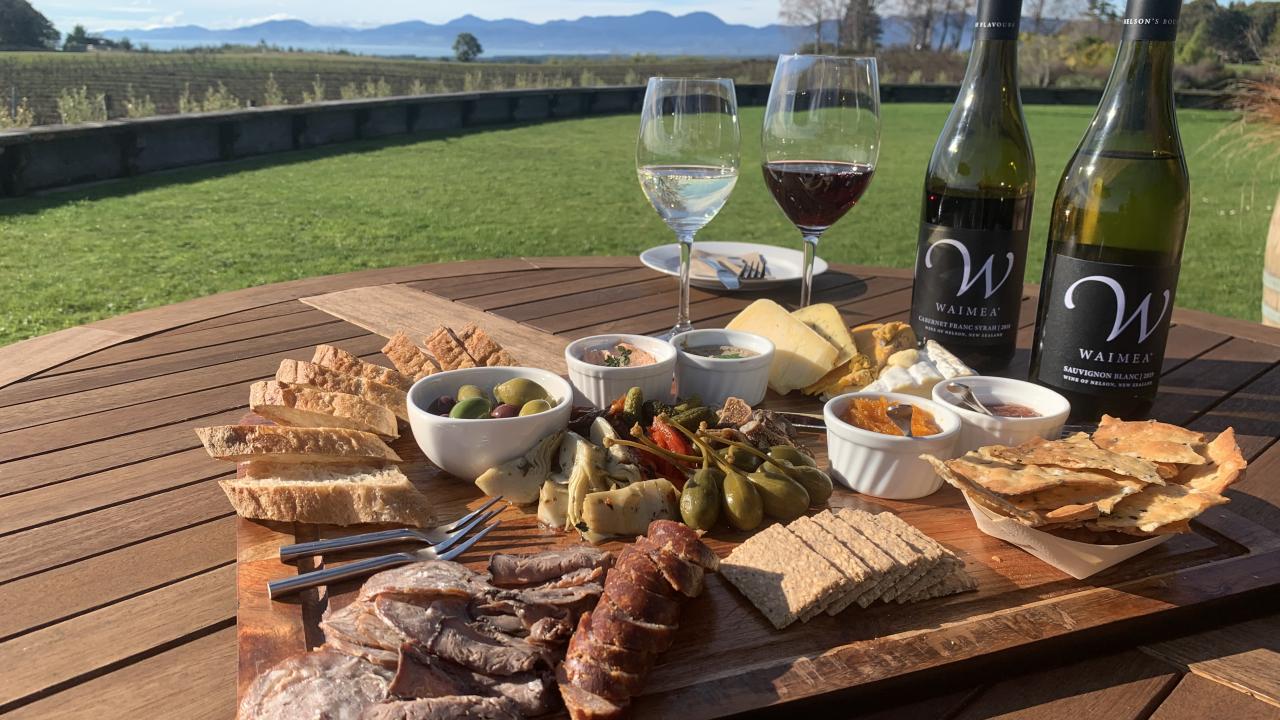 Platter lunch at Gravity Winery