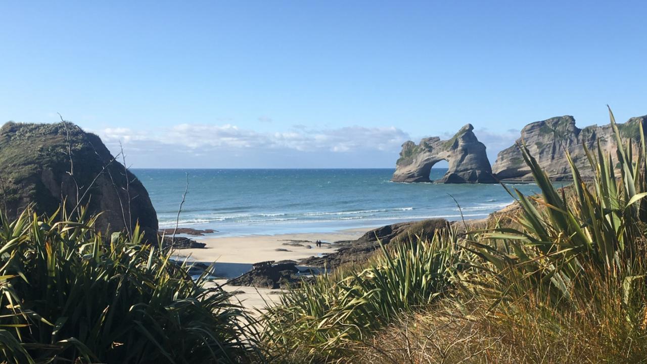 Wharariki Beach