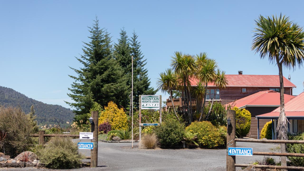 Entrance to the Lodge