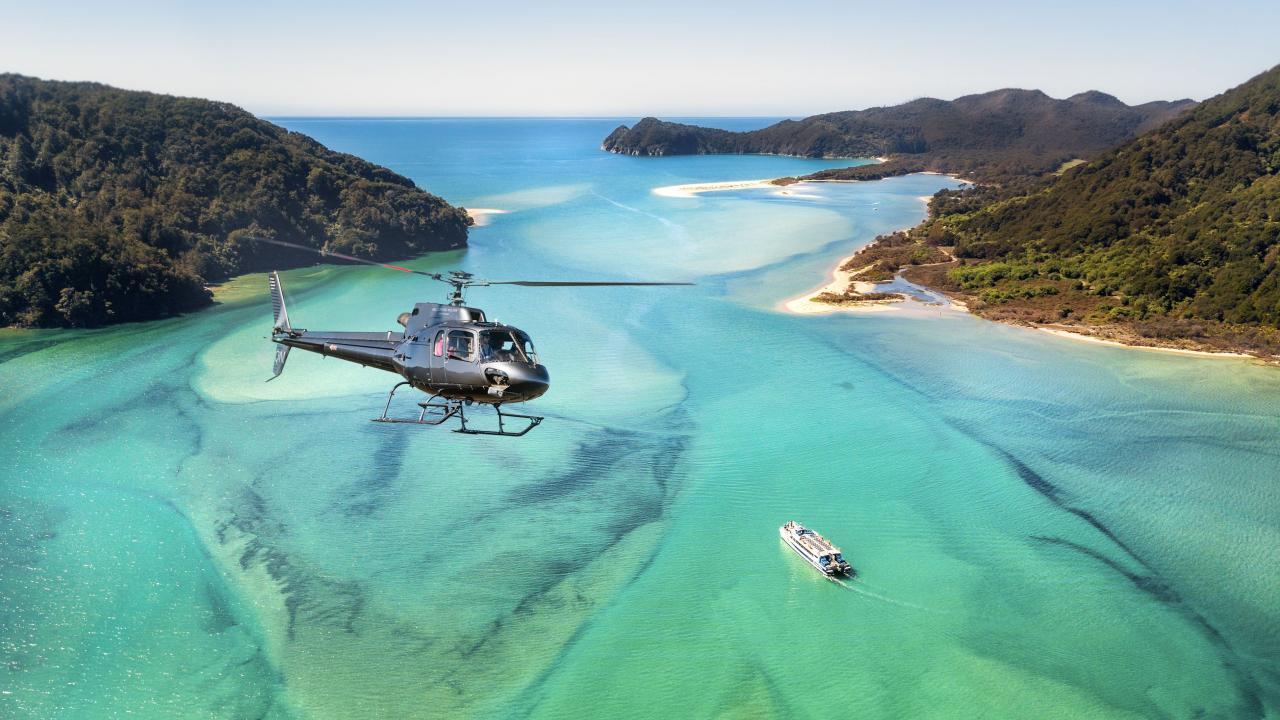 Abel Tasman Scenic Flights with Helicopters Nelson