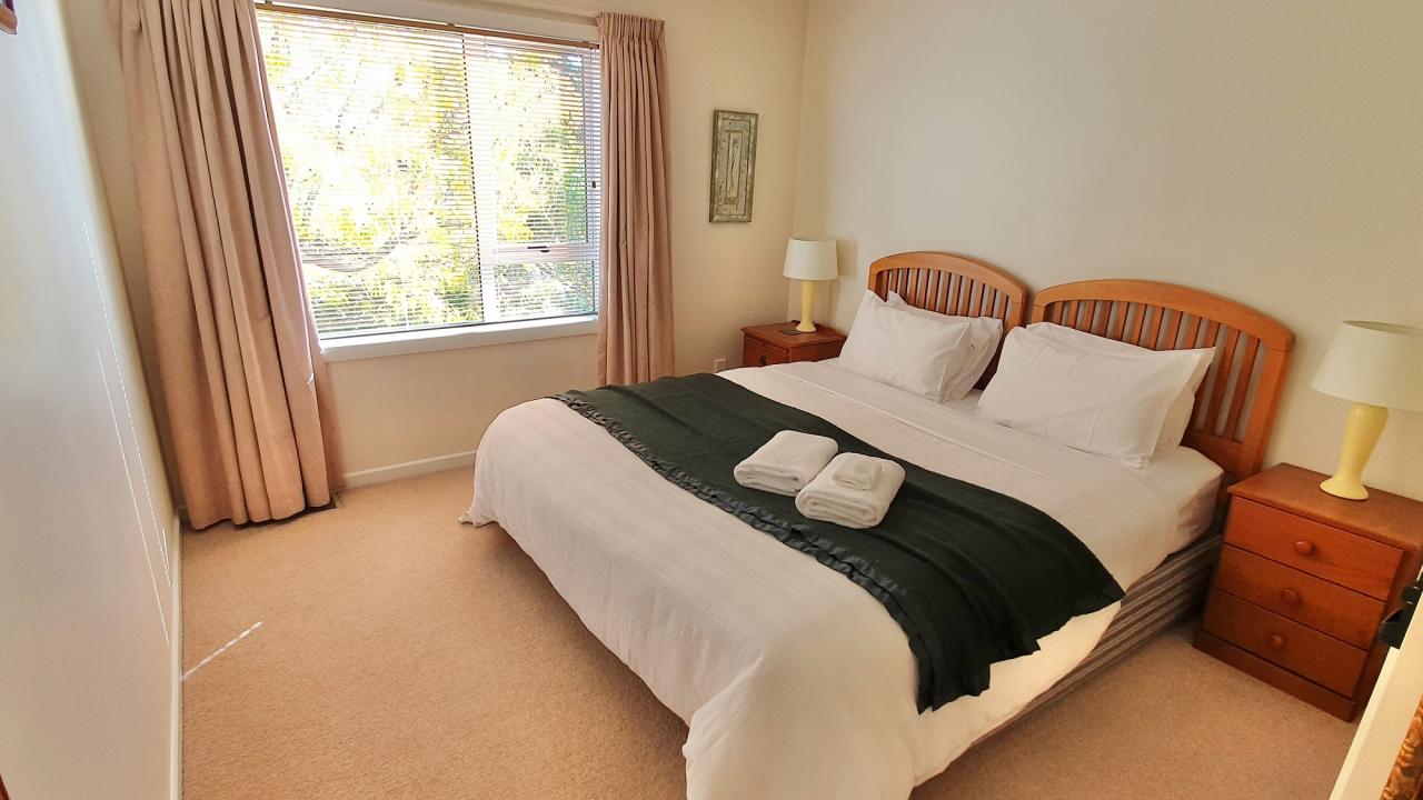 Main bedroom with king bed.

