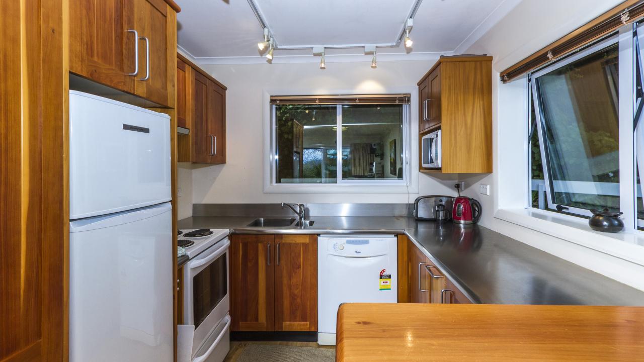 Fully-equipped kitchen.
