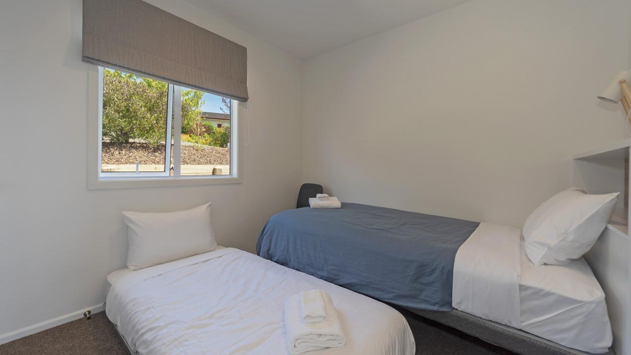 Bedroom 3 with king single + trundler king single (on request)
