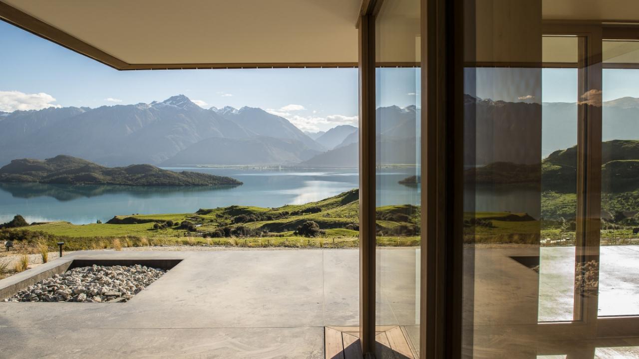 Lake Wakatipu from Aro Ha Wellness Retreat