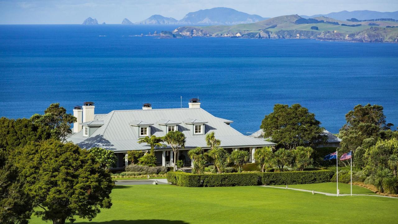 The stunning Lodge at Kauri Cliffs
