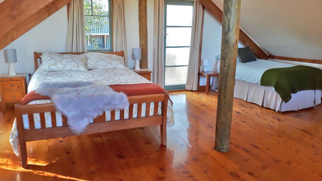 Light airy loft room