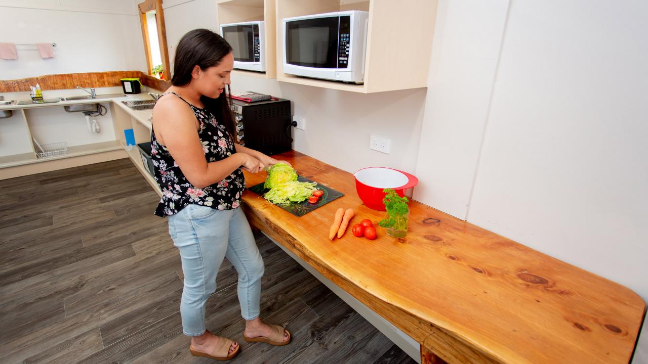 Communal Kitchen for all the budding chefs at the Ohakune TOP 10 Holiday Park