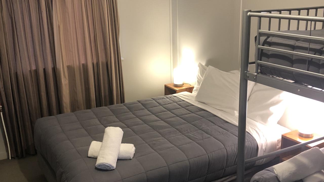 Queen & set of bunks