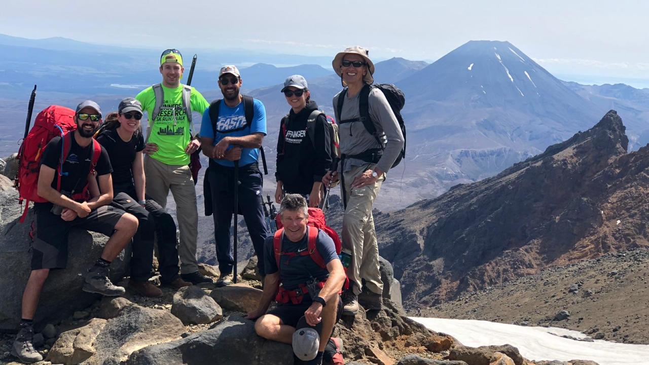 Adrift Tongariro: Mt Ruapehu Crater Lake guided hike in summer