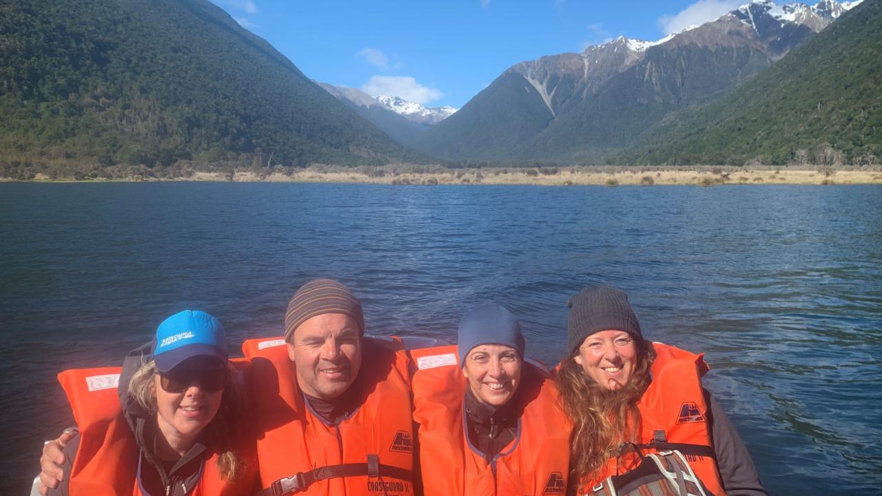 Experience the water taxi on lake Rotoiti