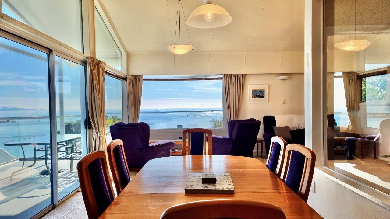 Dining area with views