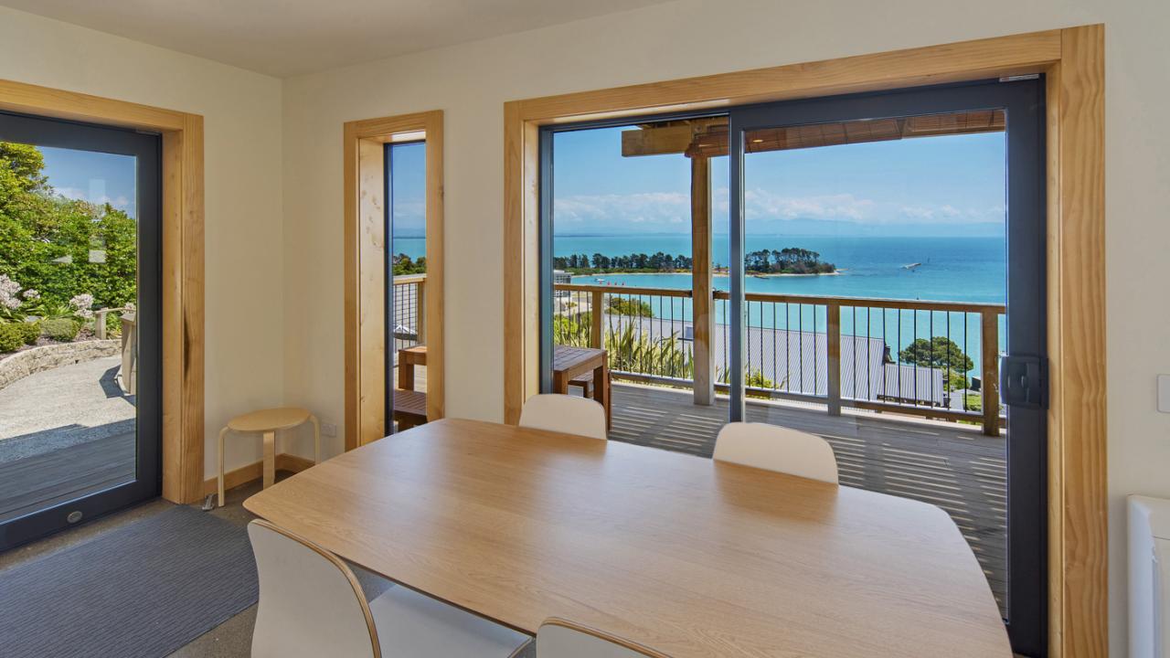View from dining area.