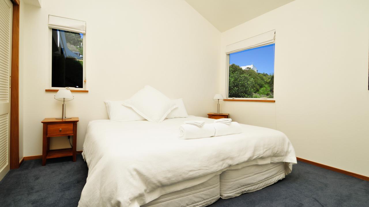 Bedroom 2 with two Single beds (can be configured as King by request)