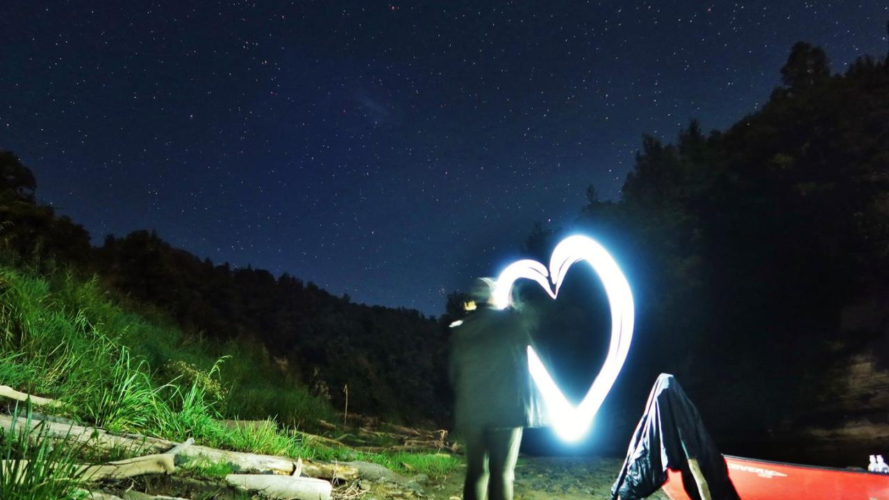 Loving the Whanganui River at night time
