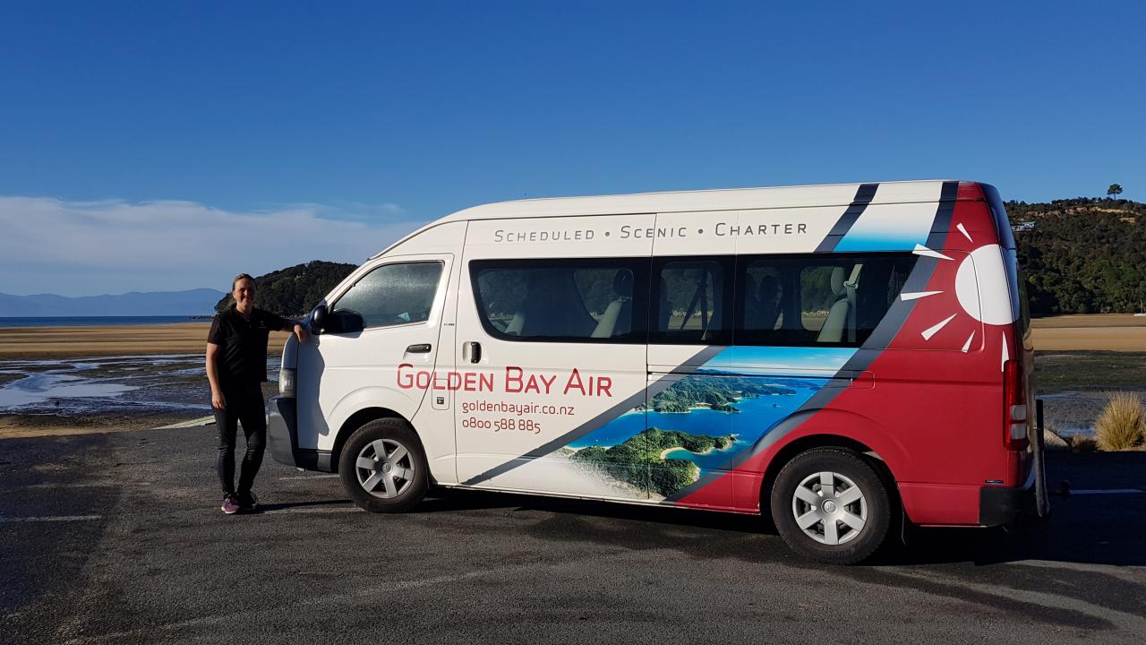 Complete Abel Tasman transport packages servicing both the southern end (Marahau) and northern end (Wainui) of the Abel Tasman National Park.