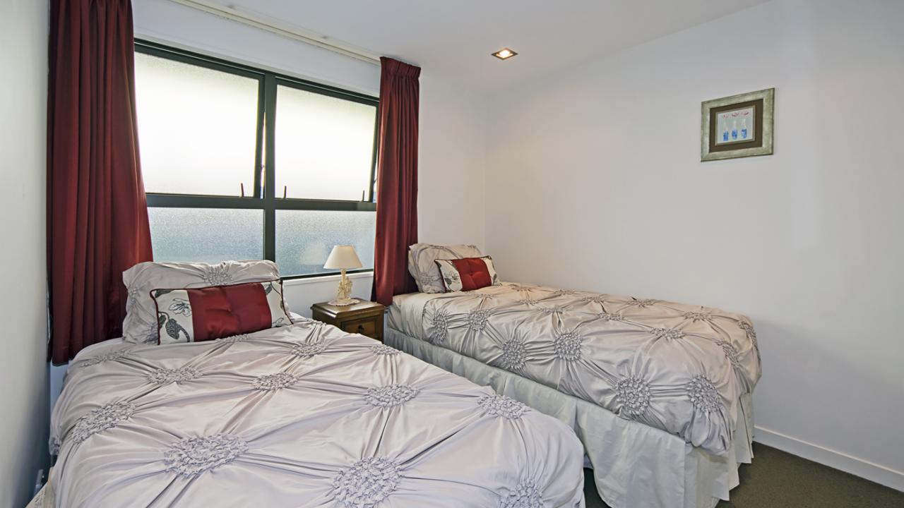 Bedroom 2 with King Single beds (or combine as Super King by request)