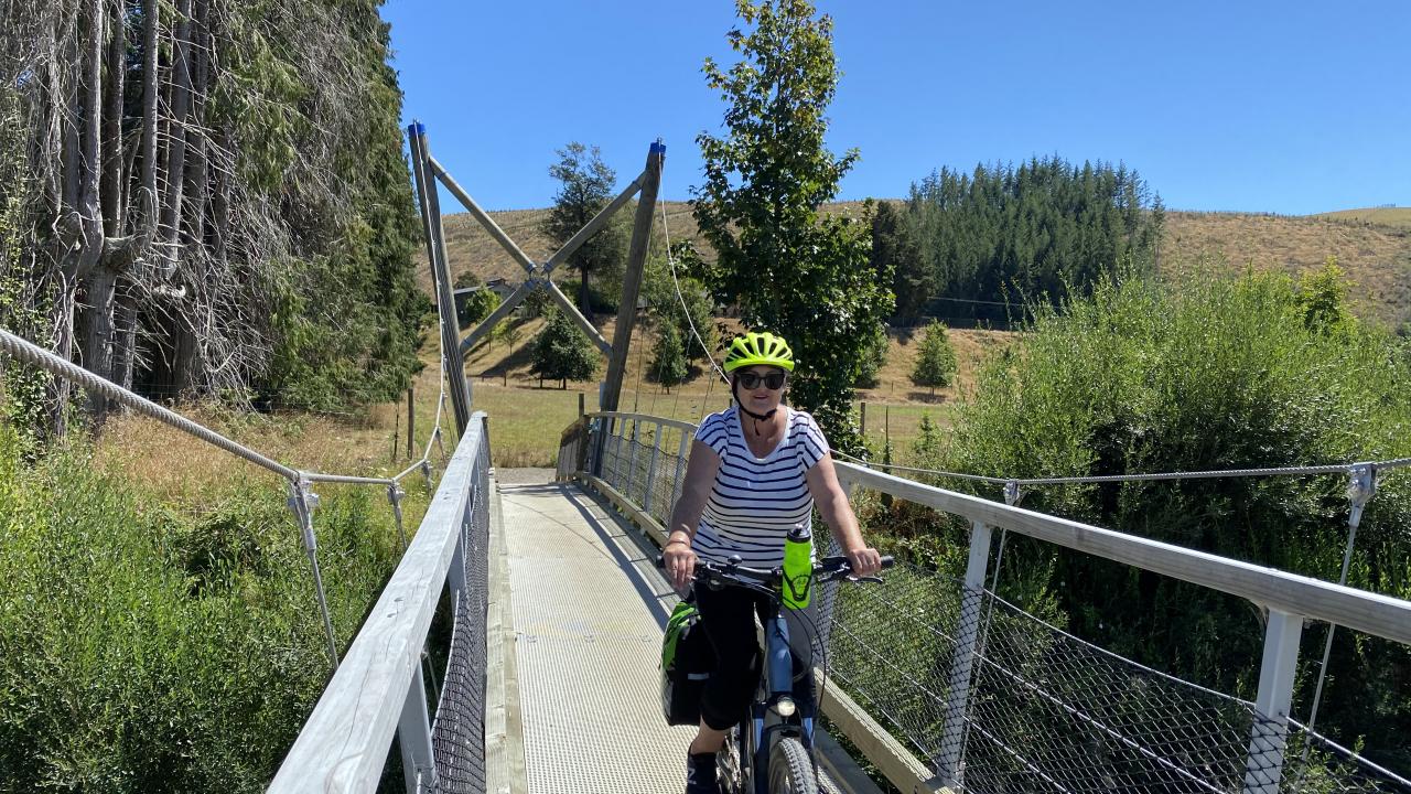 Following the river and past the Hop's
