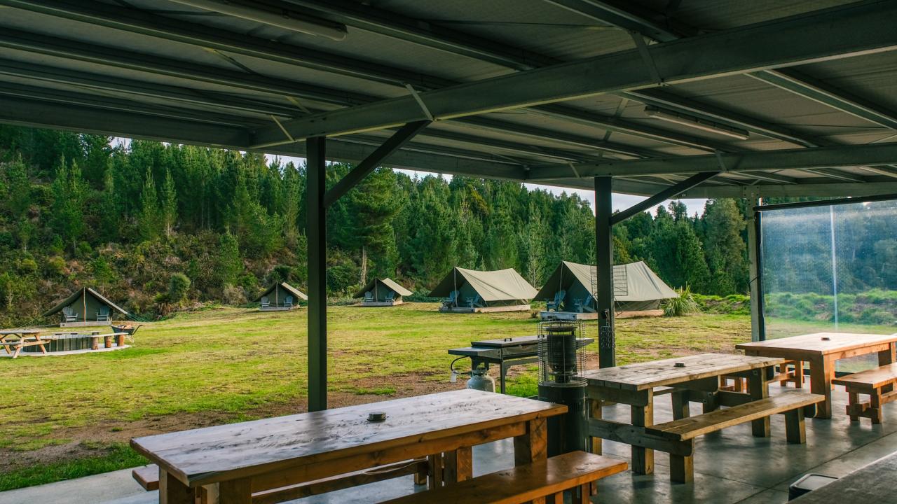 Camp Epic dining space