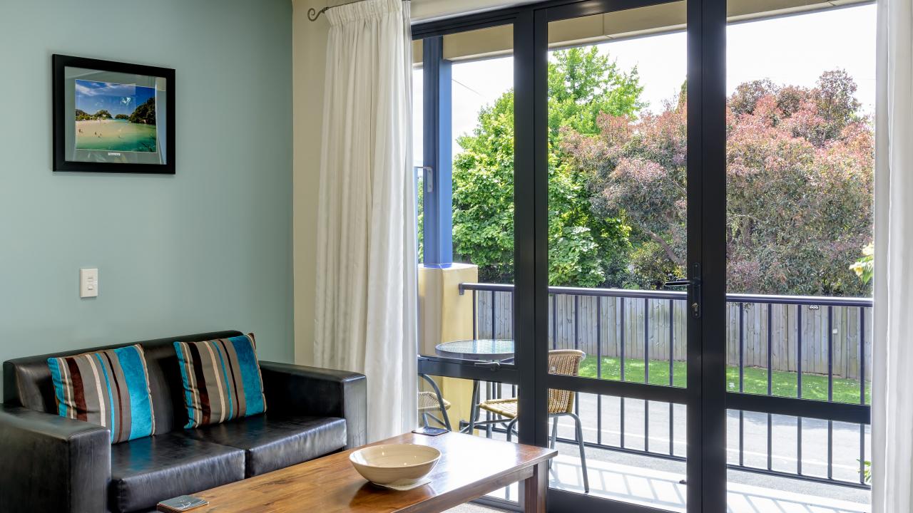Upstairs Studio unit with balcony