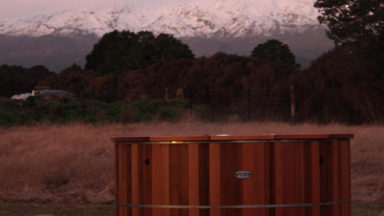 The best hot tub view of mount ruapehu that you will get
