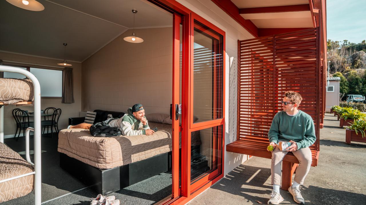 Warm sunny cabins, anytime of the year