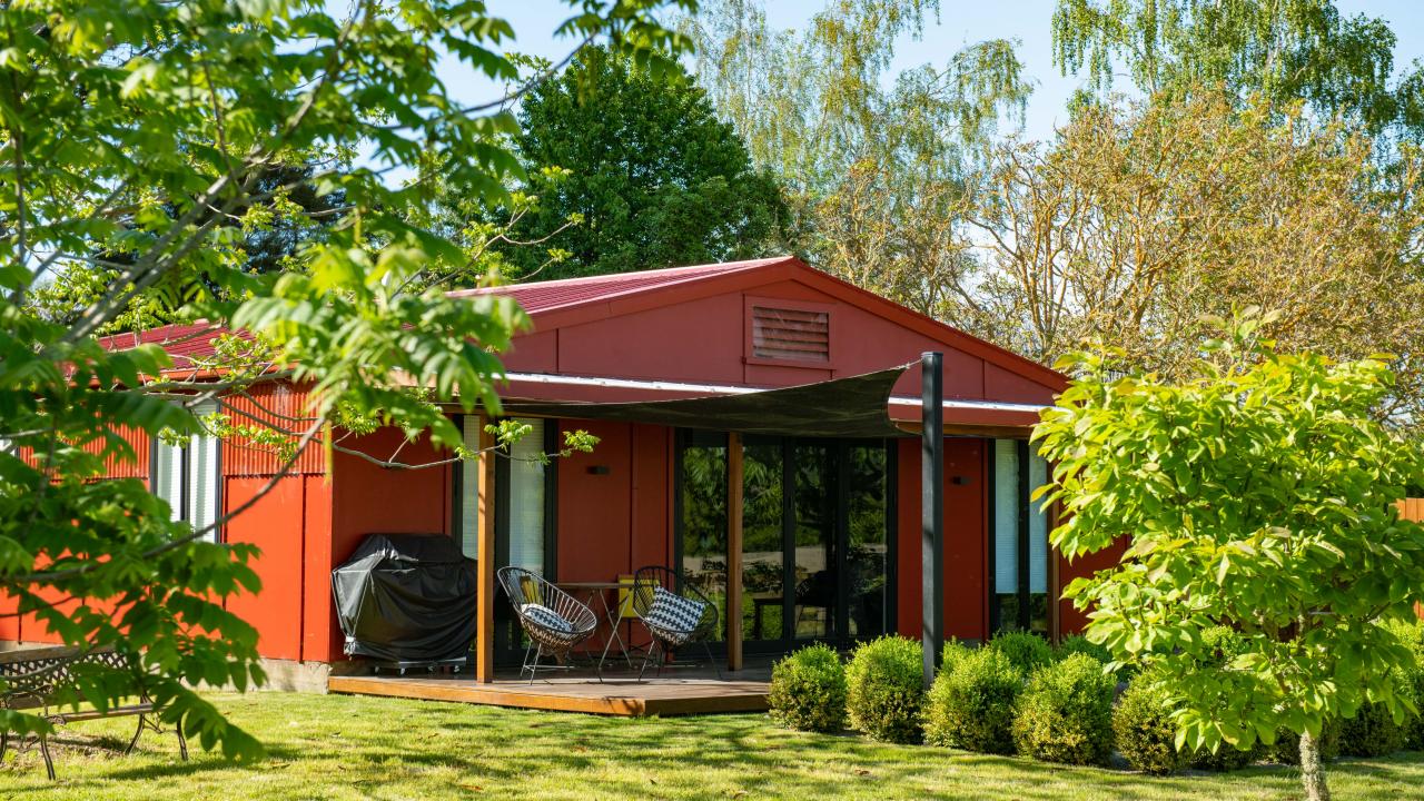 Our Retreat is located in a private garden surrounded by trees. After a day of activities the Retreat is a great place to relax and enjoy the afternoon sunshine and bird song.