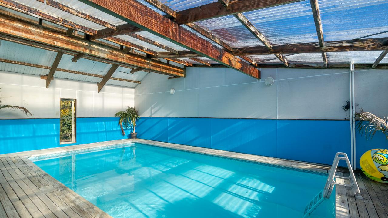 The heated indoor pool can be enjoyed from end November until April, yearly.