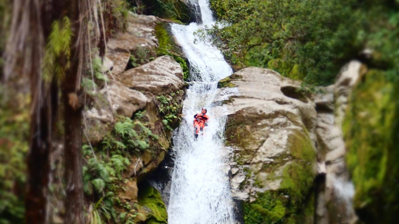 Most epic slide ever created by Mother Nature in the Abel Tasman National Park