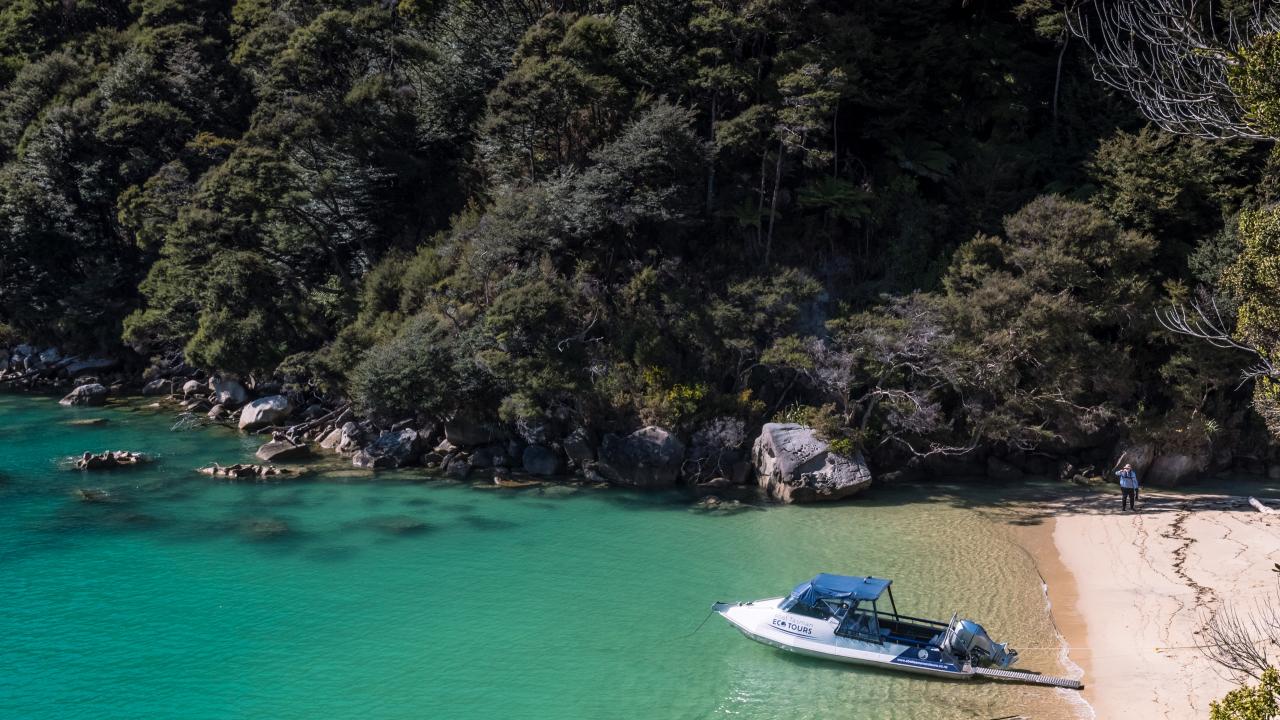 Lunch stop - Abel Tasman Eco Tours
