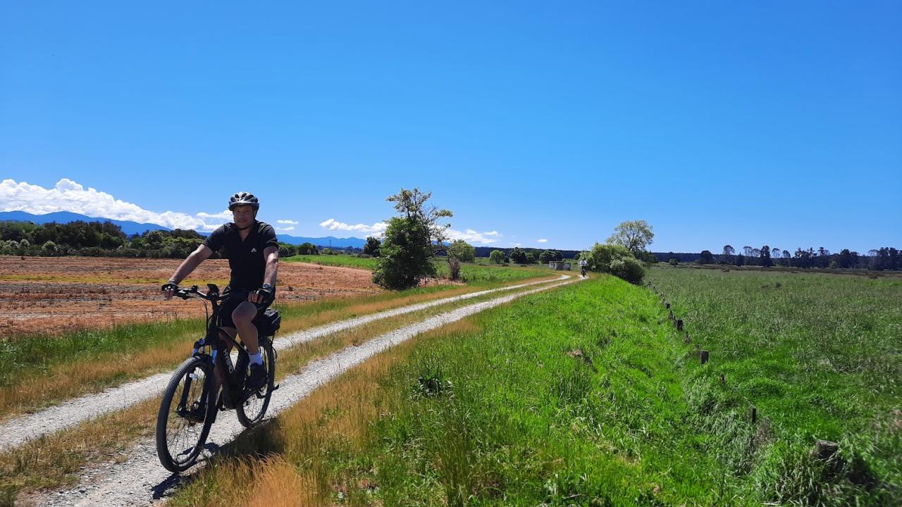 Ride like the wind on the stopbank