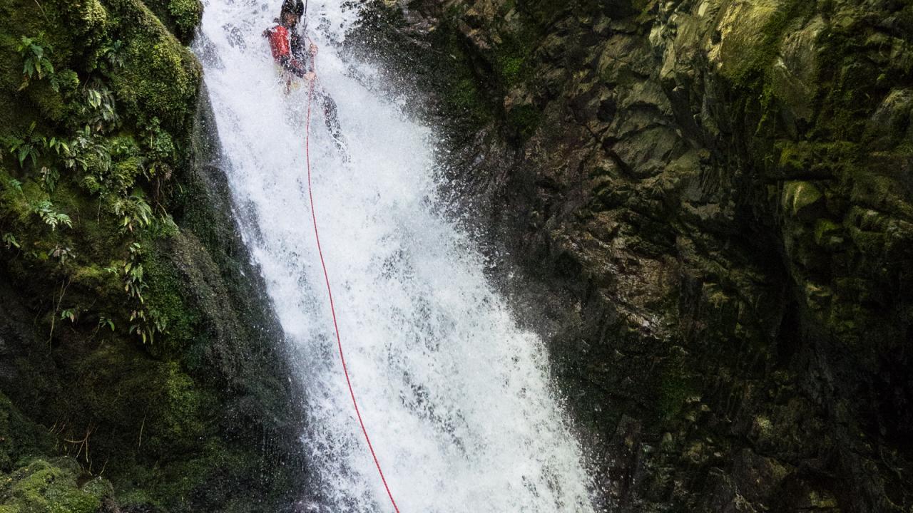 In the flow into Shift Canyon