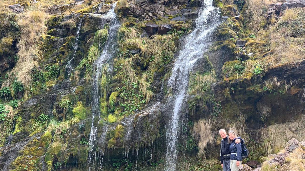 Tongariro Alpine Half Day Guided Walk. Soda Springs.