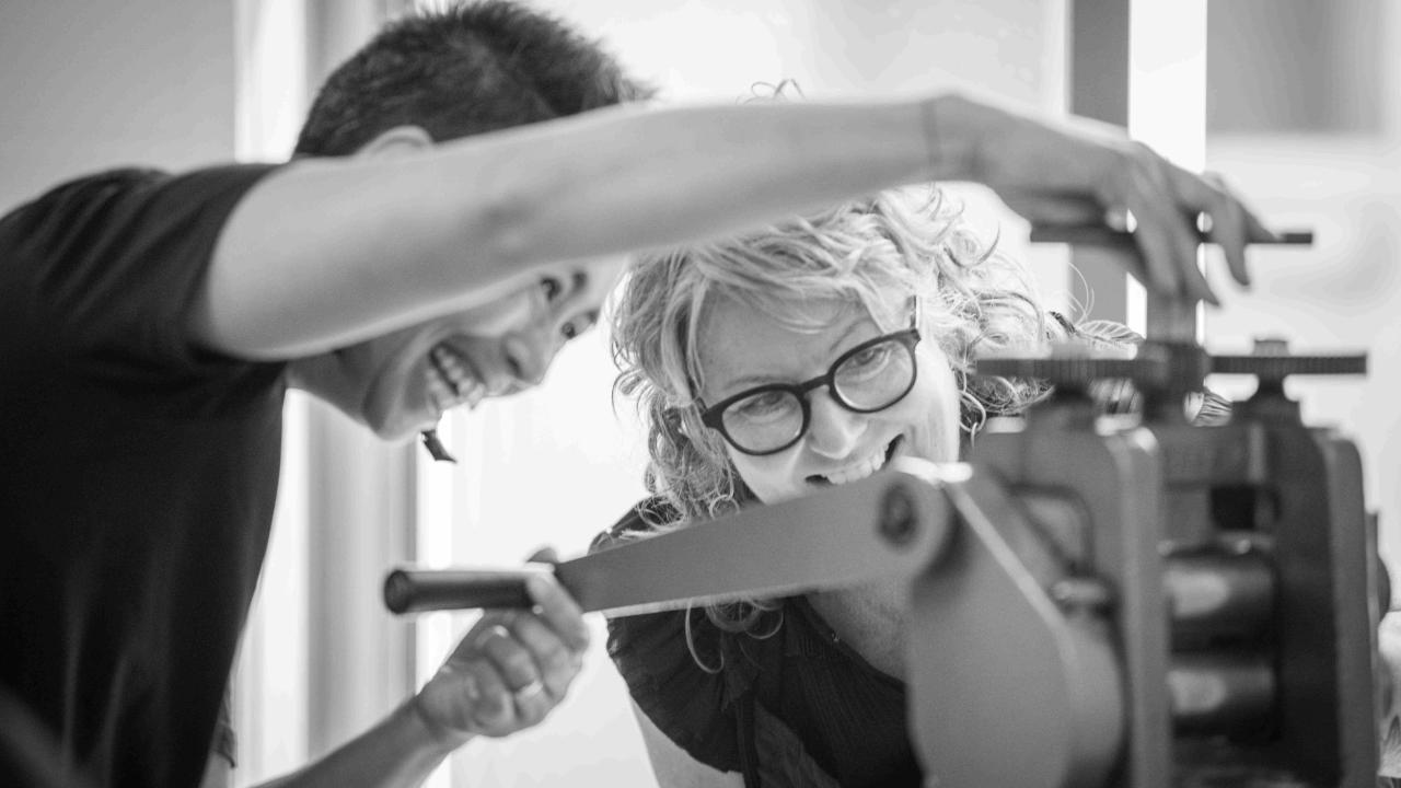 Learn how to use the tools and equipment with the support of your tutor.