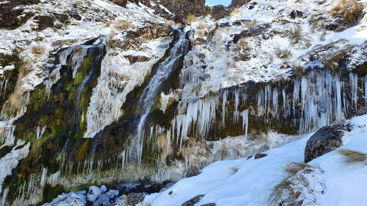 Tongariro Alpine Half Day Guided Walk. Soda Springs.