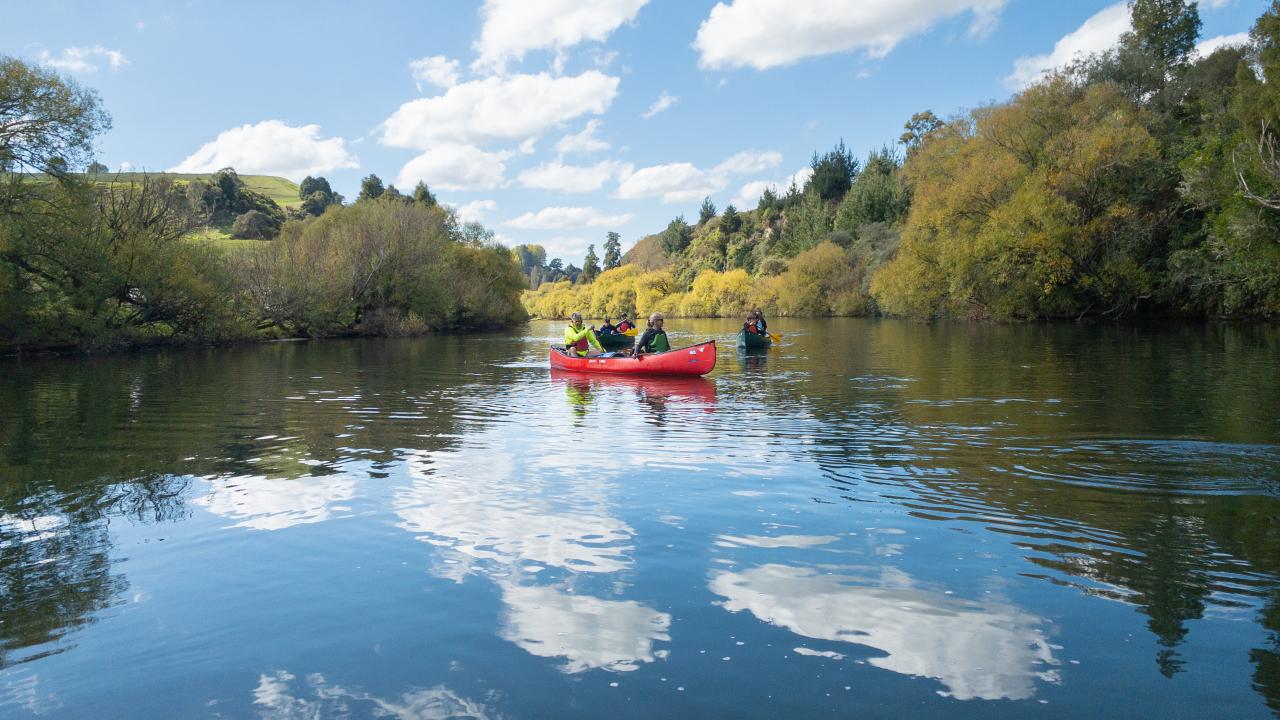 Adrift Tongariro: Whanganui River guided canoe trip