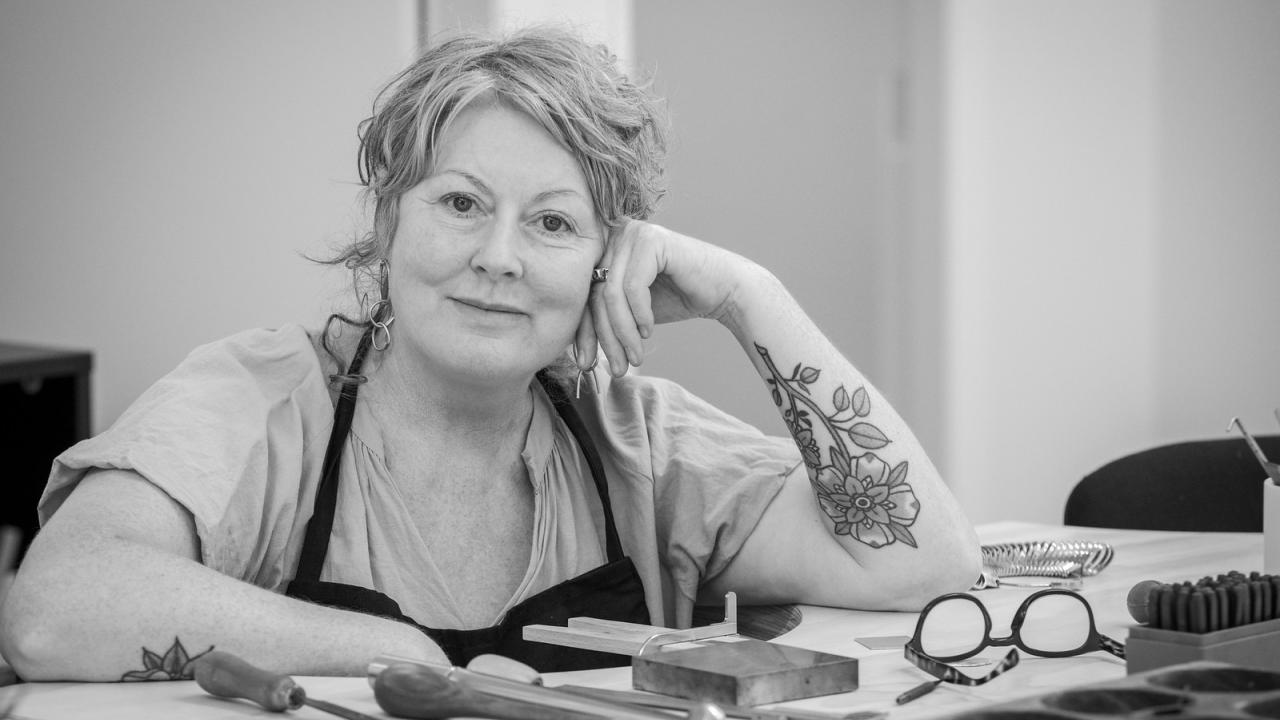 Join your tutor and The Bench founder Kay van Dyk to create your own jewellery.