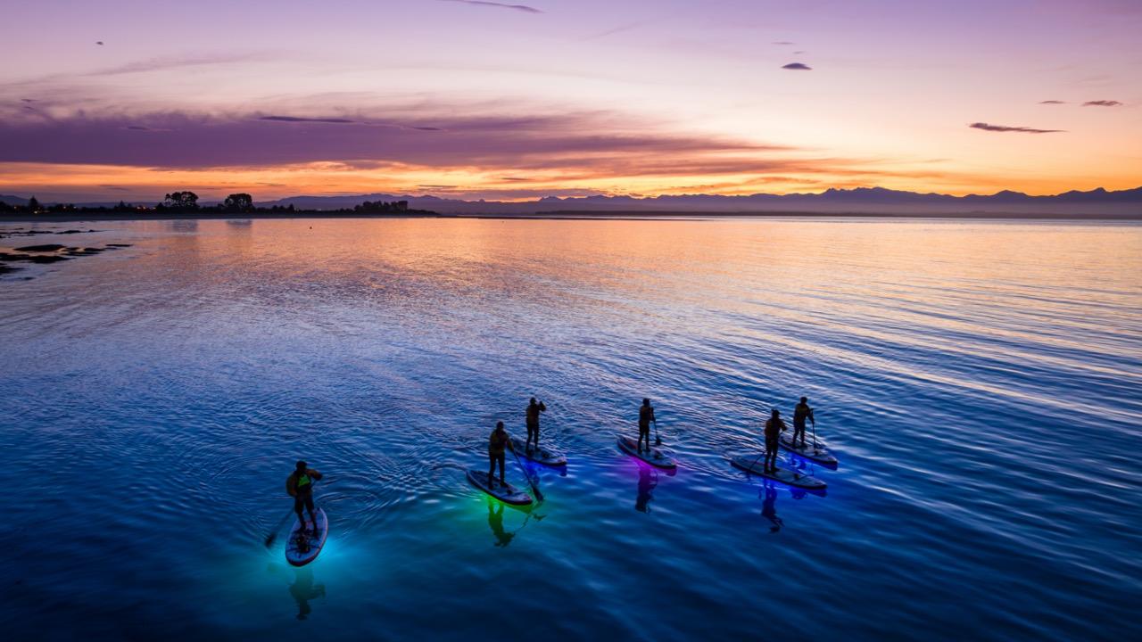 Start the Guided Night Tour right on sunset to see the beautiful colours in the sky.