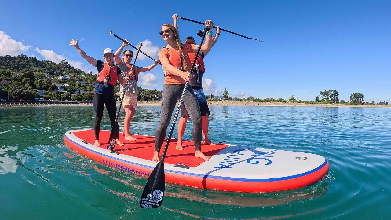 Fun for all the family with our mega SUP.
