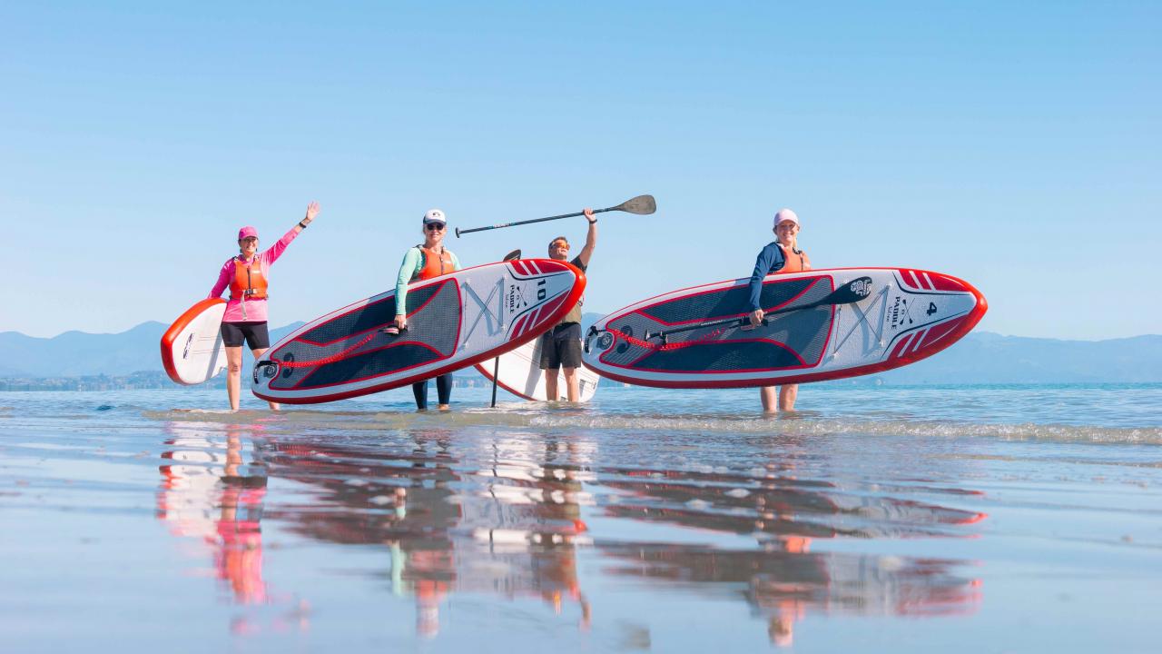 Paddleboard hire in Nelson with all kit and equipment included