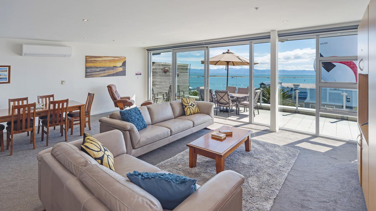 Living and Dining with views