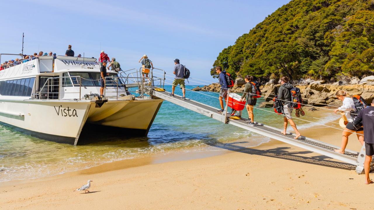 Track Transport Abel Tasman National Park