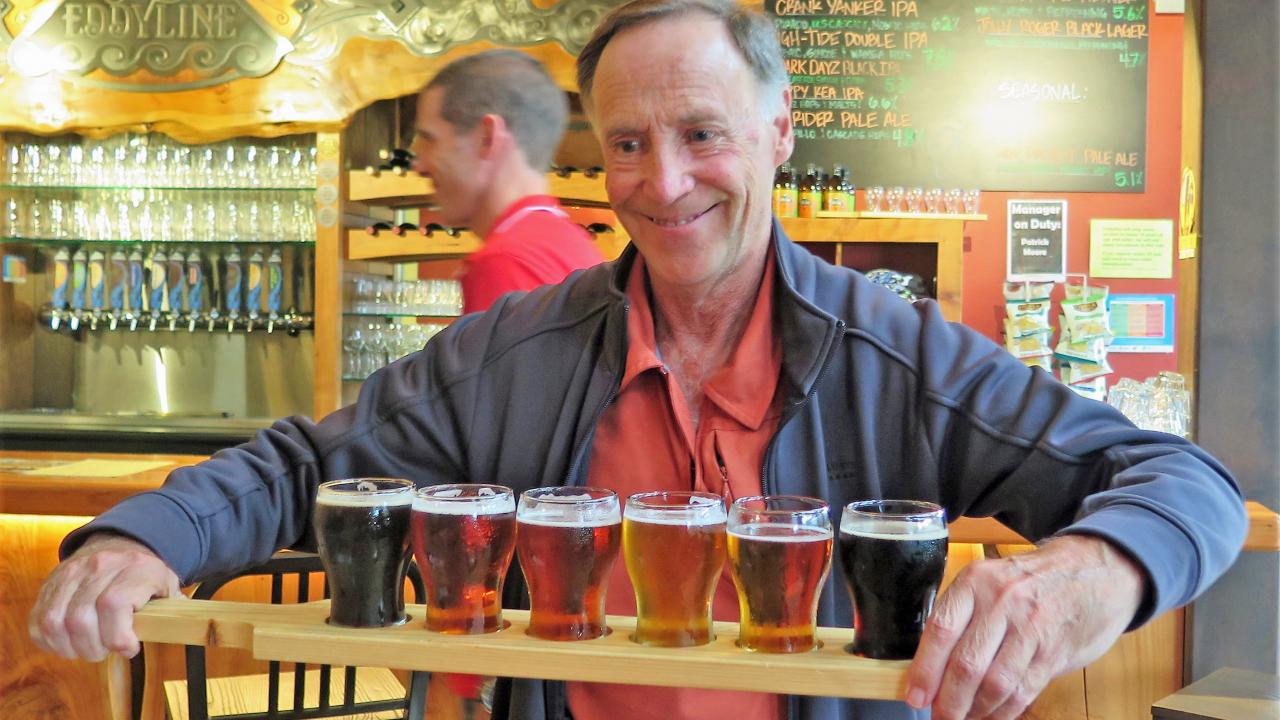 Beer Tasting at the Eddyline
